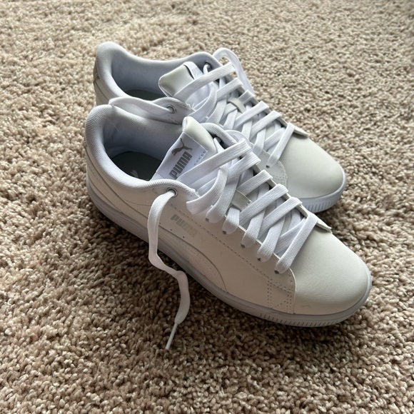 Puma White Memory Foam Sneakers - Picture 7 of 9